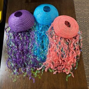 Colorful Hanging Paper Lantern Set